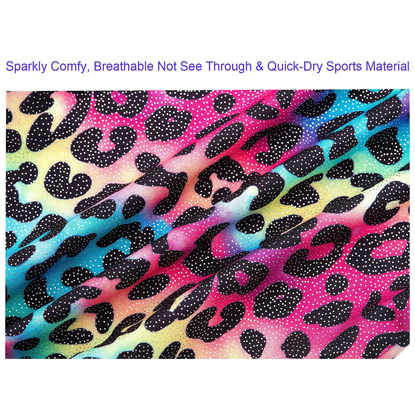 Colorful Leopards Prints Gymnastics Leotards