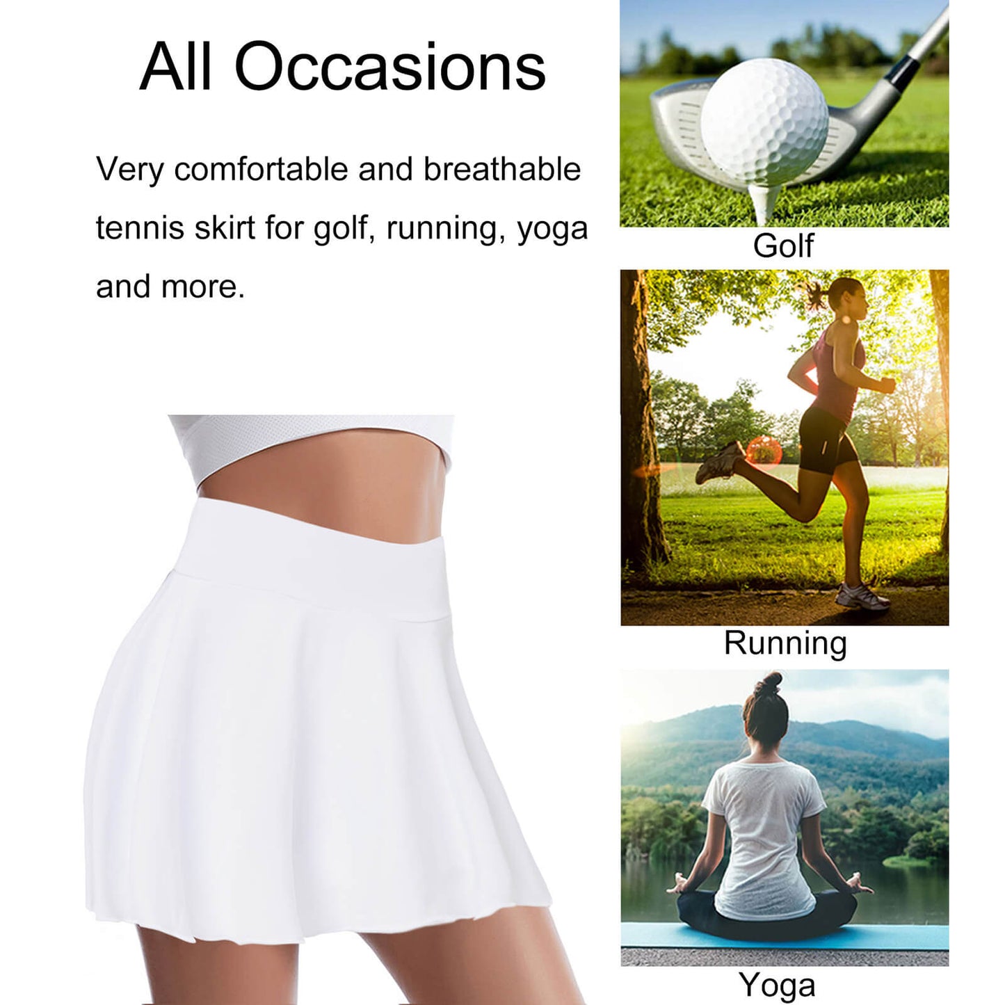 Pleated Tennis Short Skirts