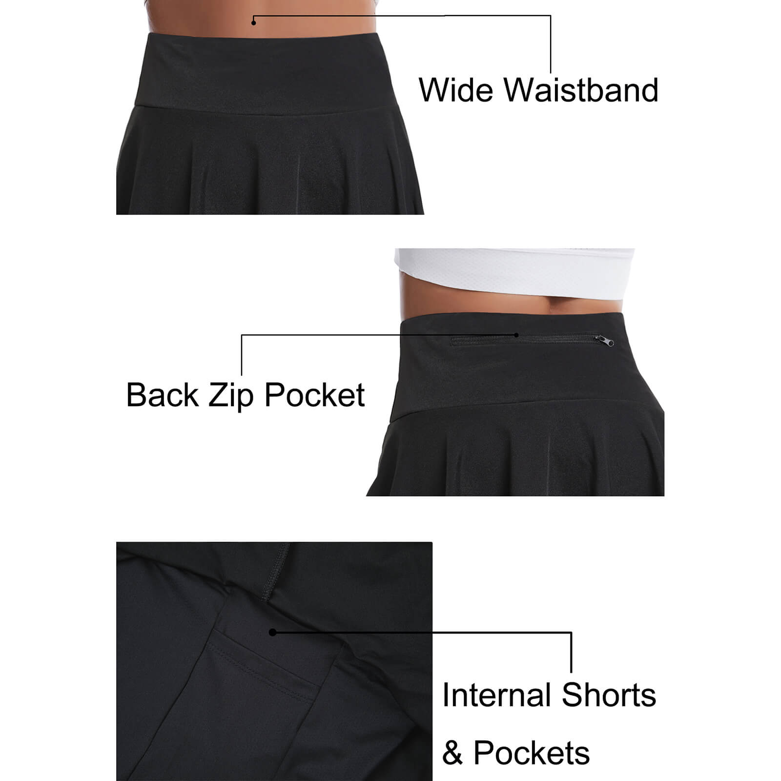 Pleated Tennis Short Skirts