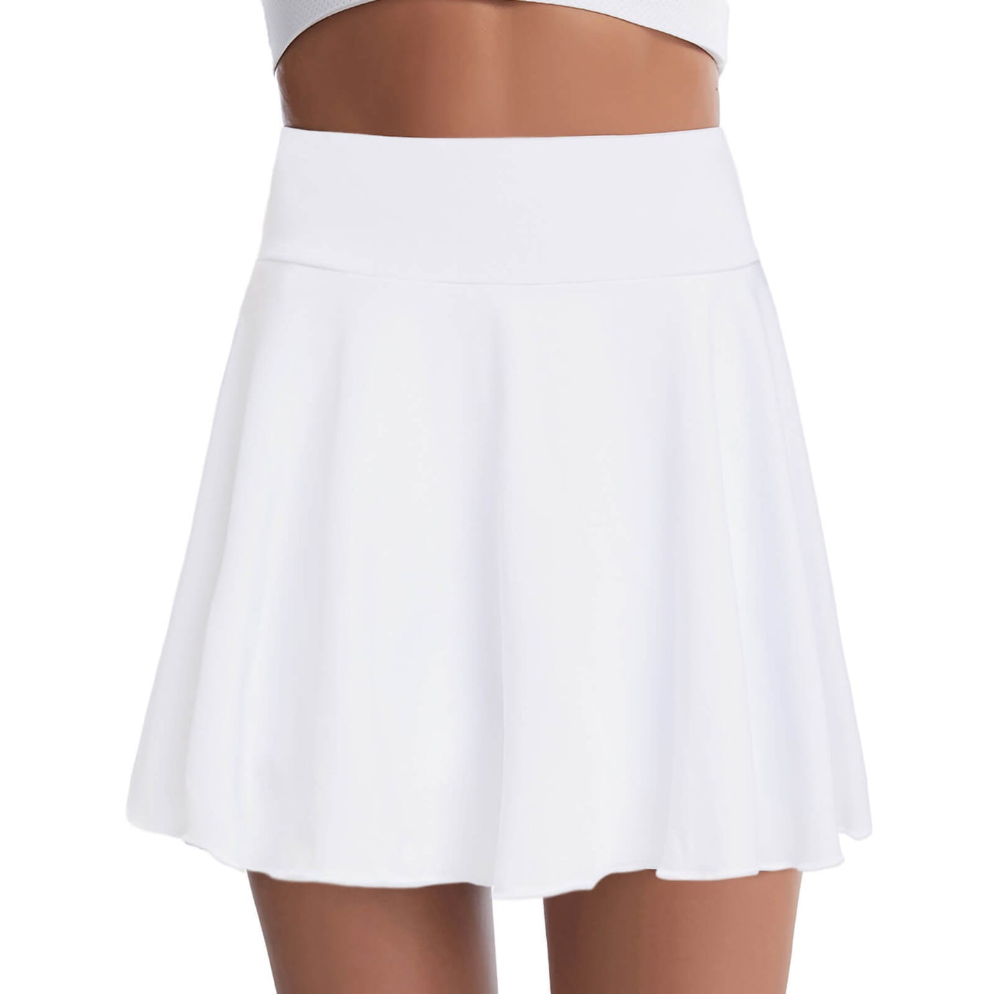 White Tennis Short Skirts for Girls