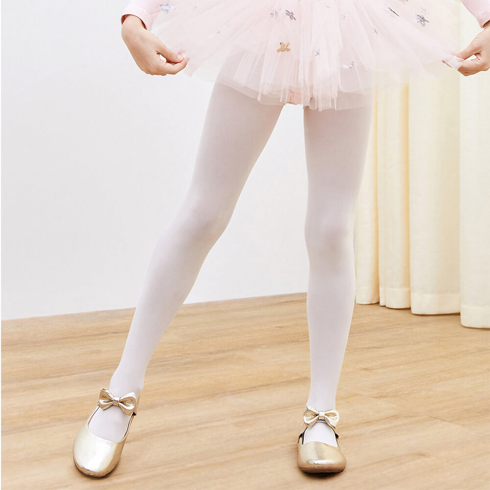 White Trainsition Ballet Dance Socks Leggings – Domusgo